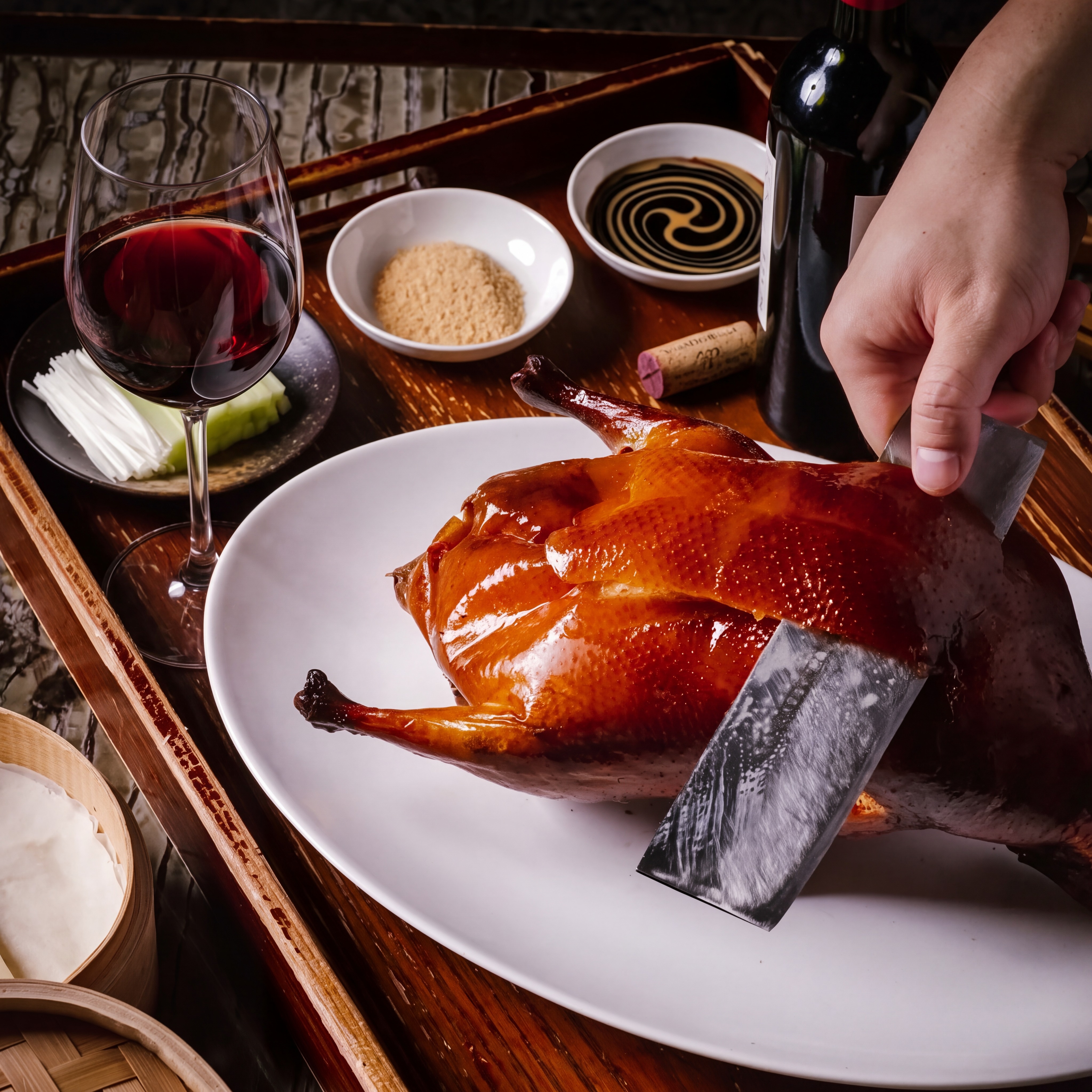 Peking Duck with Red Wine image